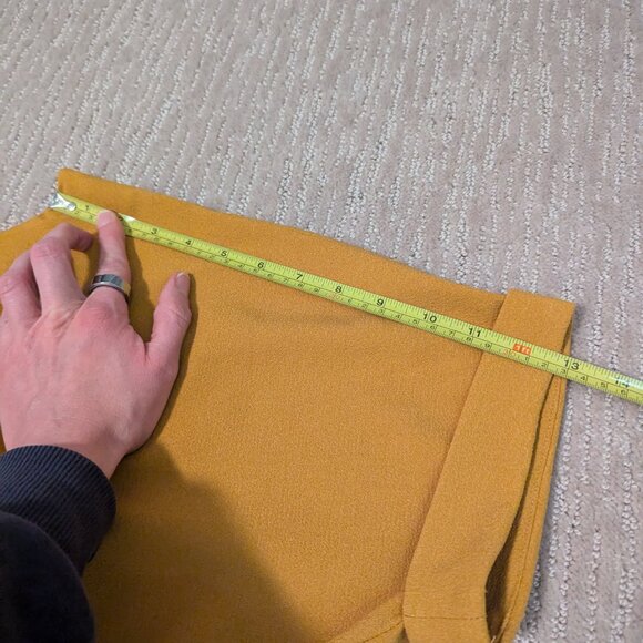 US 4 ASOS Wiggle Mini Dress in Gold NWT - Picture 5 of 7